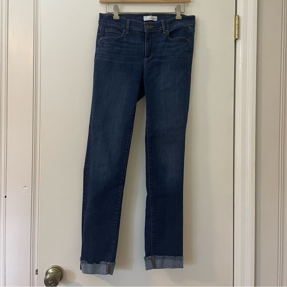 LOFT Dark Blue Skinny Jeans